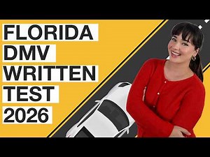 Florida DMV Written Test 2026 60 Questions with Explained Answers
