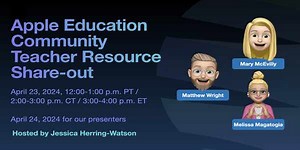 *RECORDING AVAILABLE* Join us for the Apple Education