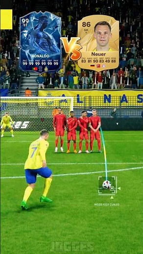 Ronaldo VS every Goalkeeper he owns 🔥☠️ Freekick Challenge #eafc25 #fc25 #shorts