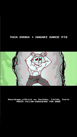 TUCA DONKA + HAKARI DANCE [8-bit Chiptune Mix] | Part 2 #Shorts