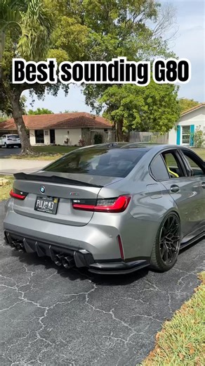 This is the perfect exhaust setup for the G80 M3 🔥 thoughts? #bmwm #g80 #m3 #s58 #fypage #parati