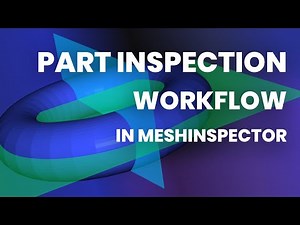 Part Inspection Workflow: Scan, Align, Merge, Convert to Mesh, Measure features.