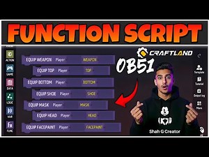 Function Script OB51 | Evo Gun Script | Bundle Script | Shah G Creator | Craftland Map Script OB51