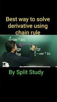 Best way to solve derivative using chain rule
