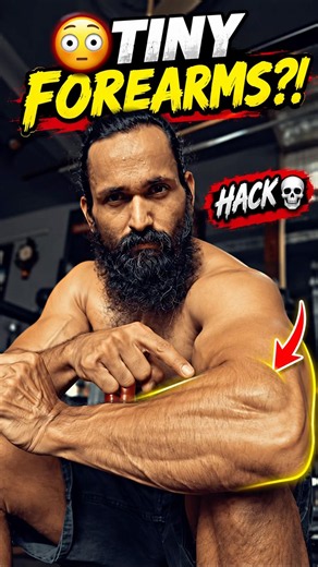 😳 TINY FOREARMS?! Try This Forearm Hack 💀🔥