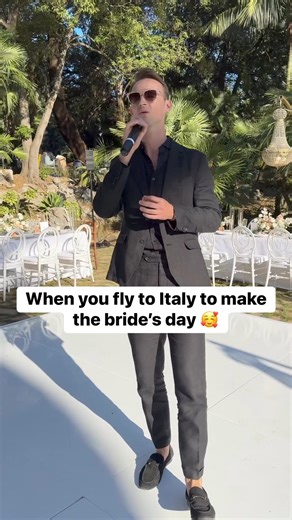 10K views · 130 reactions | I flew to Italy to surprise the bride | Luke Burr | Facebook