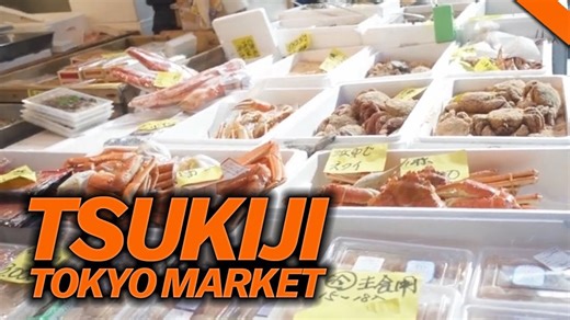 Eating at Tokyo's famous Tsukiji fish market tour