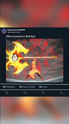 Red Eye/Shu Kurenai Edit | Best Antagonist of Beyblade Burst Evolution💀🔥#beybladeedit #edit #shorts
