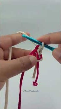 Let's make a 2-strand rope! #hiruhandmade #crochet