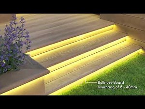 Millboard - Overhang of Edging