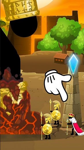 King Zarek vs Lunarclops Boss | Stick War Legacy #stickwarsaga #short