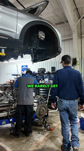 100K views · 880 reactions | Subframe Vehicles Use a Whole Different Fix! (Pt. 2/2) Not every day you see a turbo setup like this outside the car. We break down the dual inlet design, wastegate function, and why these subframe engines use massive mounts to keep things smooth. Would you guess this came from a compact SUV? #WorkTruck #TurboDesign #MechanicTalk | Whiteface Ford | Facebook