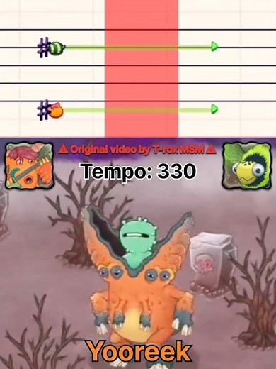 yooreek (video credits:T-rox MSM) - Ethereal unity - MSM composer tutorial #mysingingmonsters #fyp