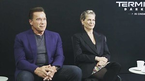 5K views · 50 reactions | Terminator is all set to return to the big screen with the new film 'Terminator: Dark Fate'. NDTV's Rohit Khilnani spoke to its stars Arnold Schwarzenegger and Linda Hamilton. The duo spoke about what they remember from the very first Terminator film, social media, and lots more. | NDTV | Facebook
