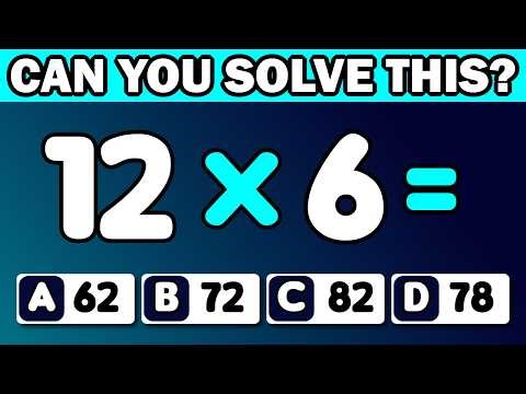 Test Your Brain With This Ultimate Math Quiz Challenge🤔