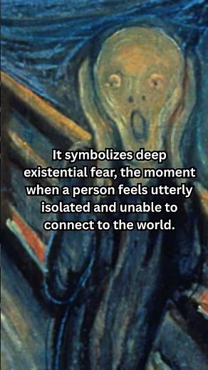 The True Terrifying Story Behind ‘The Scream’ 😱🎨 #art #education #painting #storytelling