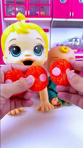 Cocomelon & Minnie Mouse Eat Orange Set Toys 🍊 Satisfying ASMR Kitchen Playset Unboxing #toys #asmr