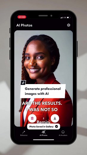 Unleashing the Power of AI! In this reel, I'll reveal the magic behind creating stunning images with AI using the amazing Remini app Shoutout to @misstechy for the inspiration! #AppSolute #artificialintelligence #airevolution #aitools #tools #Remini #App #ReminiApp #AIImageCreation #techmagicgarden