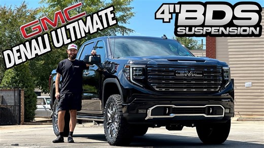 Elevate Your Drive: 2025 GMC Sierra 1500 Denali Ultimate with 4 BDS Lift & 35 Nitto Tires