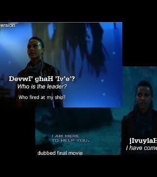Star Trek Into Darkness - Klingon dialogue comparison