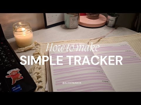 How I set up my tracker