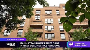 Manhattan home prices drop in first decline since pandemic