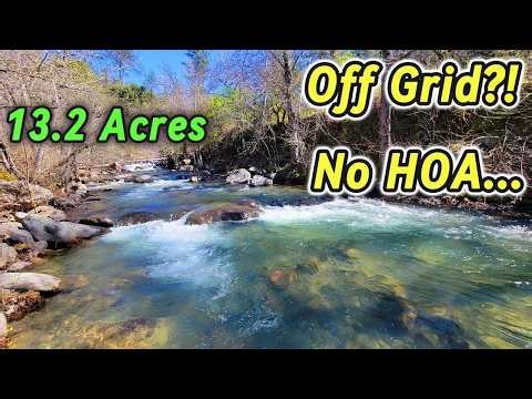 Off The Grid Land For Sale In California, Year Round Creek, Waterfall & Financing