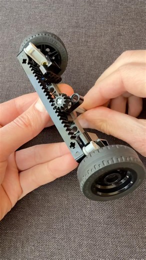 LEGO Technic Steering Mechanism Explained #lego #shorts #build
