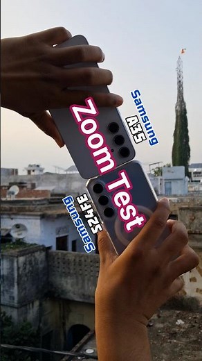 Samsung Galaxy A35 5g vs S24 fe Zoom Test😱