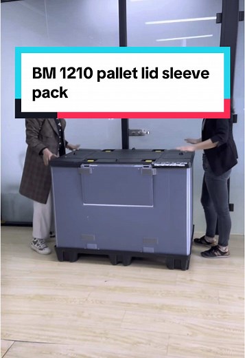 Popular design weather resistant protection bulk goods and outdoor equipment storage and shipment plastic pallet sleeve box#palletsleeveboxmanufacturer