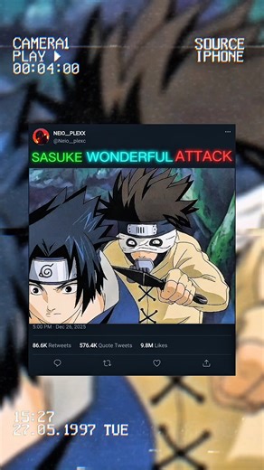 [NARUTO] sasuke wonderful attack #sasuke #naruto #anime #animeedit by NEIO__PLEXX.