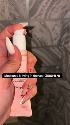 The salmon dna pdrn pink peptide eye serum from @medicube global really does work amazing! But so does all of their products 🩷 This paired with the age r booster pro really has changed my skincare routine completely #medicube #newproduct #pdrn #springsale #skincare