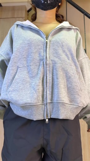Gray Hoodie Jacket Outfit Inspiration