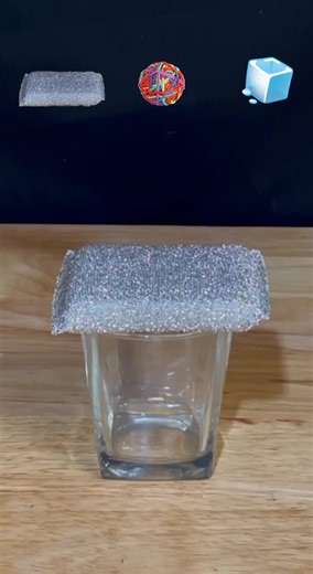 Test Sponge and Rubber Band vs. 1000°C Hot Ball