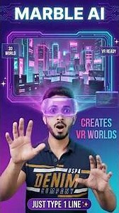 I Built a FULL 3D VR World in 2 Minutes! || AI से 3D World बनाओ FREE! 🔥