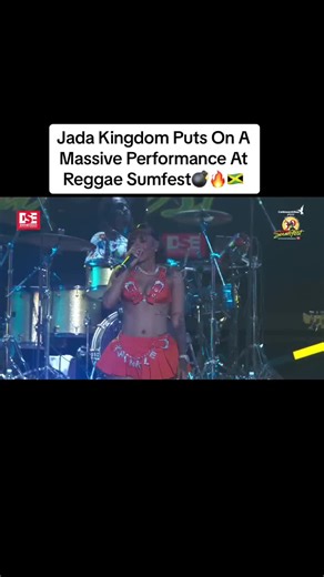 Jada Kingdom's Epic Performance at Reggae Sumfest 2023