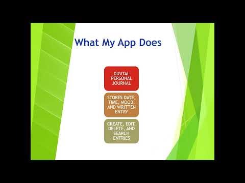 Final Presentation - Journal App