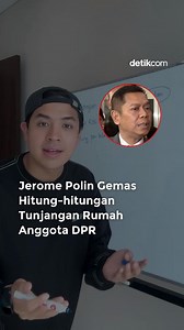 Video: Jerome Polin Gemas Hitung-hitungan Tunjangan Rumah Anggota DPR