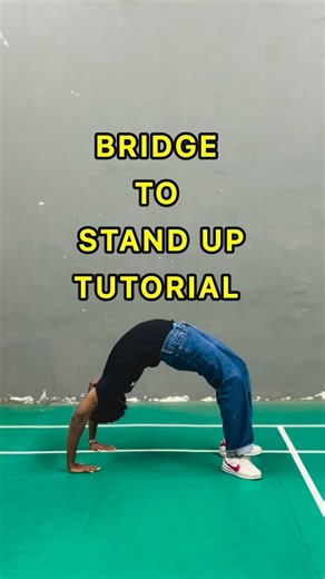 Kevin Shyam on Instagram: "How to stand from bridge / Bridge to stand tutorial #Backbridgestandup #backbridge #bridge #tamil #tutorial #friday"