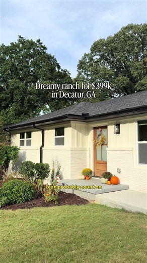 FULL TOUR ✨ $399,000 Just listed in Decatur, part 2 is up now! Adorable renovated 50’s ranch for this price point?! Open house Sunday 2-4pm 2088 Glendale Drive 4 bed 3 bath $399k #firsttimehomebuyer #dreamhome #housetour #atlanta #decaturga