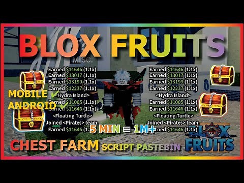 BLOX FRUITS Script No Key UPD HALLOWEEN AUTO FARM CHEST, CHEST FARM, EZ BELI (5MIN = 1M BELI) 🎃🐯