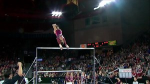 Sometimes, college gymnastics is about more than just the scores. Senior Grace Broadhurst has battled back from several injuries during her career. Yesterday, in her final home meet as a DU gymnast, she made the bars lineup! | University of Denver Gymnastics