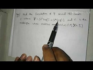 Vector Integration (Green's theorem) Problem part 8