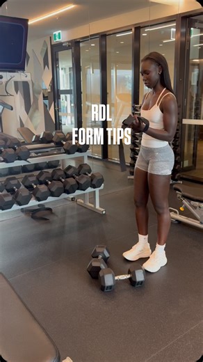 Daruka | Fitness + Gym tips | Your back shouldn’t be hurting when doing RDL’s! Follow these tips to get your glutes focused RDL form right Follow for more tips and... | Instagram