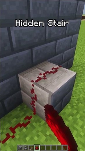 Secret Hidden Stairs in Minecraft 😳