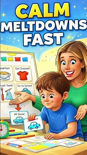How Visual Schedules Calm Meltdowns FAST (Parents Must Try This) #parenthealth