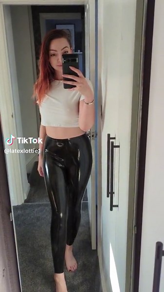 casual Saturday outfit ☺️☺️ #latex by @tlclatex