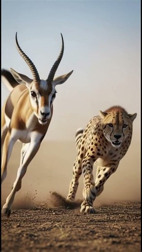Speed Is Survival :CHEETAH🐆 vs GAZELLE🦌 #viral #wildlife #animals #viral #fyp #cheetah #speed#shorts
