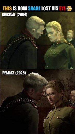 Yes....This Is How Snake Lost His Eye😔 #metalgearsolid #gaming #shorts
