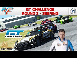 rFactor 2 Esports GT Challenge Round 2 at Sebring in Mercedes AMG GT3